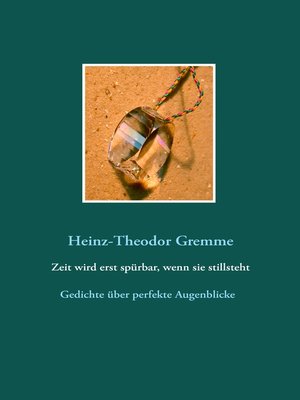 cover image of Zeit wird erst spürbar, wenn sie stillsteht